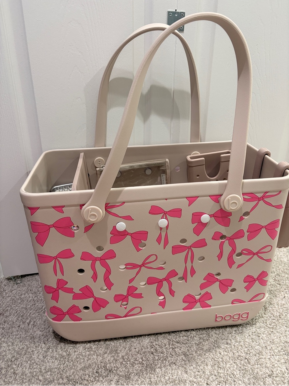 Original Bogg Bag Large Tote - Ribbon 🎀 Rose - Picture 11 of 16